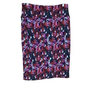 LuLaRoe Cassie Pencil Skirt Geometric Print Women's M